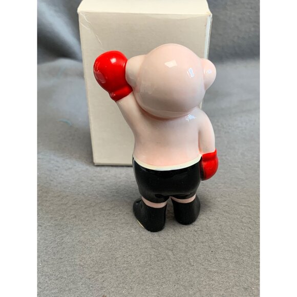 Danbury Mint Piggies Collection Porcelain Pig HamFisted Figurine 1980s - Picture 4 of 7